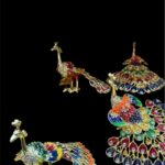 Swarovski Taşlı Figür Tavuskuşu